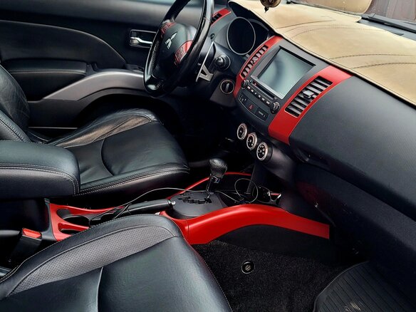 2008 Mitsubishi Outlander II, синий, 1250000 рублей - вид 15