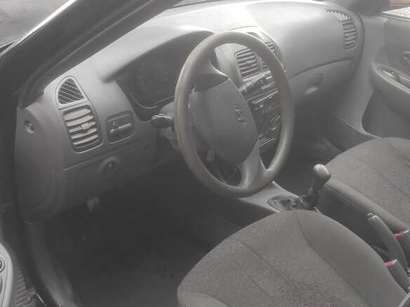 2006 Hyundai Accent ТагАЗ II, чёрный, 475000 рублей - вид 8