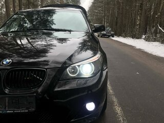2006 BMW 5 серии 525d V (E60/E61), чёрный, 900000 рублей, вид 1