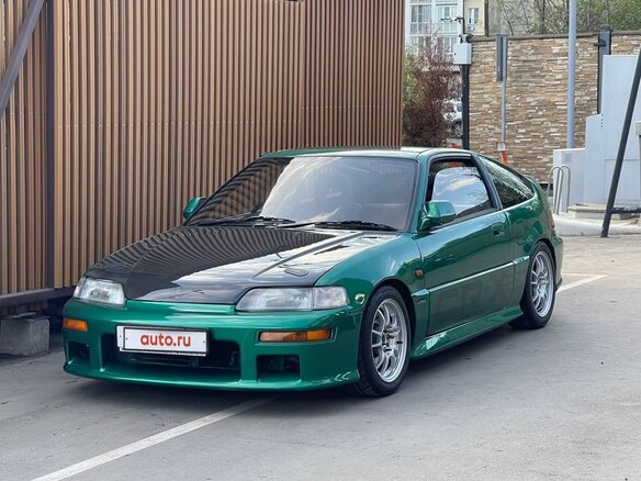 1992 Honda CR-X II, зелёный, 1790000 рублей - вид 1