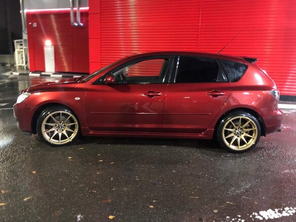 2008 Mazda 3 I (BK) Рестайлинг, красный - вид 5