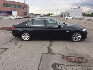 2013 BMW 5 серии Long 520Li VI (F10/F11/F07), чёрный, 1595000 рублей, вид 2
