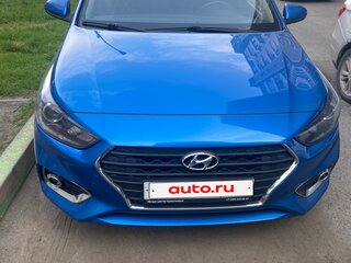 2019 Hyundai Solaris II, синий, 1600000 рублей, вид 1