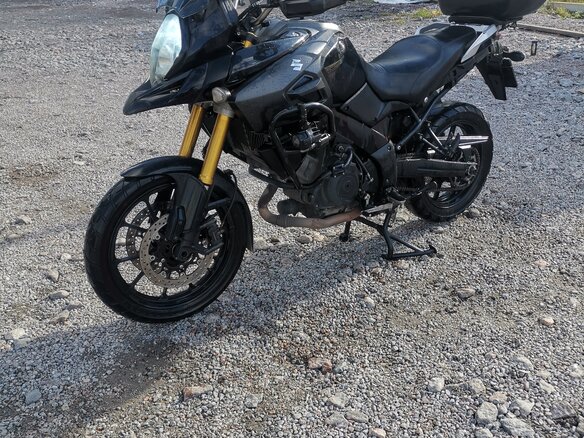 2015 Suzuki V-Strom 1000, чёрный, 650000 рублей
