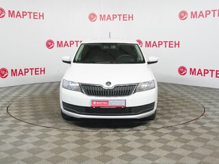 2018 Skoda Rapid I Рестайлинг, белый, 909000 рублей, вид 2