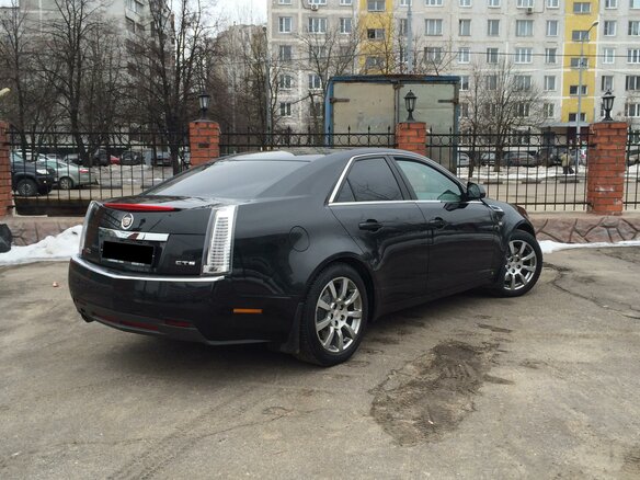 2009 Cadillac CTS II, чёрный - вид 1