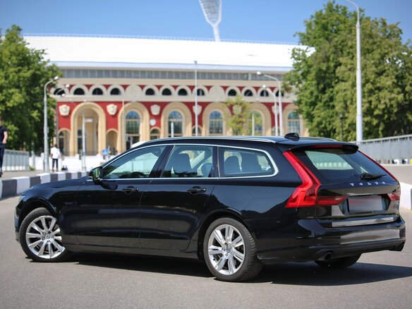 2018 Volvo V90 II, чёрный