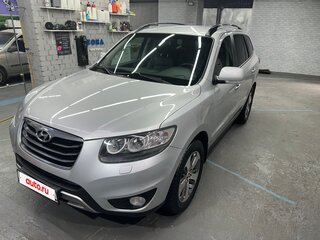 2012 Hyundai Santa Fe II Рестайлинг, серебристый, 1390000 рублей, вид 2