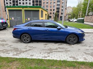2021 Hyundai Elantra VII (CN7), синий, 2370000 рублей, вид 4