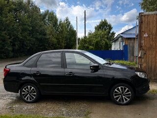 2020 Lada (ВАЗ) Granta I Рестайлинг, чёрный, 540000 рублей, вид 4