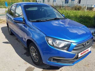 2020 Lada (ВАЗ) Granta I Рестайлинг, синий, 680000 рублей, вид 2