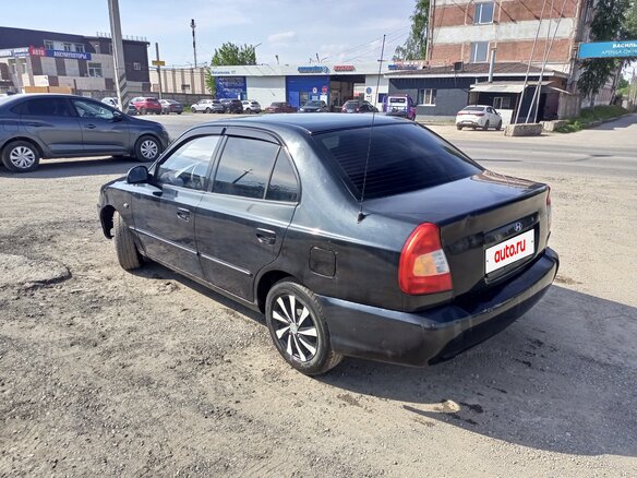 2011 Hyundai Accent ТагАЗ II, чёрный, 250000 рублей - вид 8