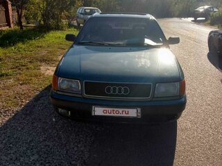 1991 Audi 100 IV (C4), голубой, 320000 рублей, вид 2