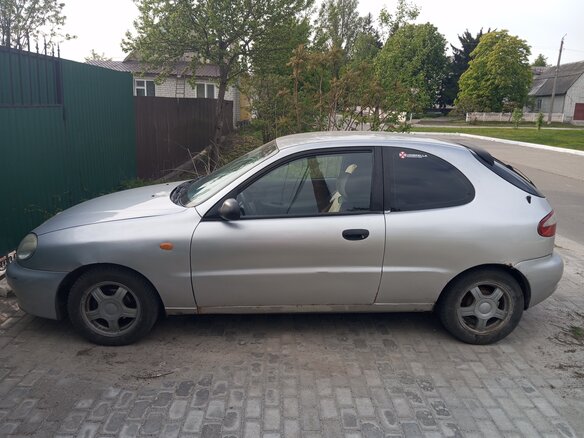 1999 Daewoo Lanos, серый, 120000 рублей - вид 1