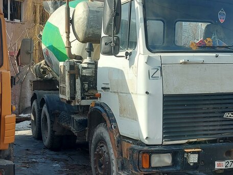 2007 МАЗ Бетоносмеситель, белый, 600000 рублей, вид 1