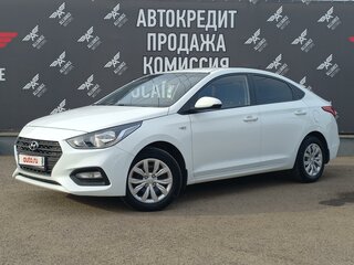 2017 Hyundai Solaris II, белый, 1290000 рублей, вид 1