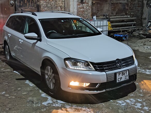 2012 Volkswagen Passat B7, белый, 850000 рублей