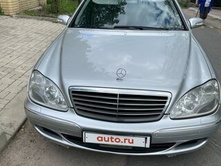 2005 Mercedes-Benz S-Класс 350 IV (W220) Рестайлинг, серебристый, 1550000 рублей, вид 1