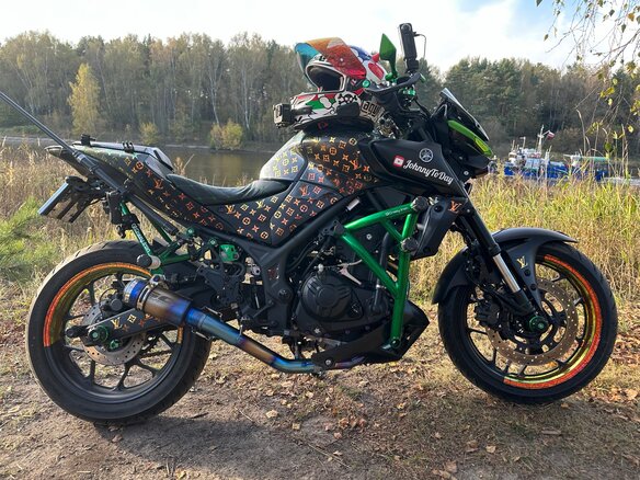 2021 Yamaha MT-03, синий, 966966 рублей - вид 13