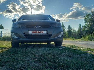 2012 Hyundai Solaris I, серый, 930000 рублей, вид 1