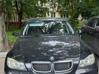 2008 BMW 3 серии 320i V (E90/E91/E92/E93), чёрный, 750000 рублей, вид 1