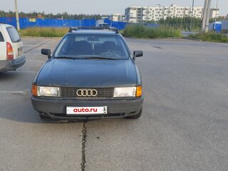 1990 Audi 80 IV (B3), синий, 100000 рублей, вид 2