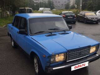 1991 Lada (ВАЗ) 2107, синий, 55000 рублей, вид 1