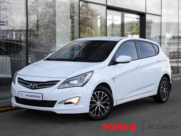 2015 Hyundai Solaris I Рестайлинг, белый