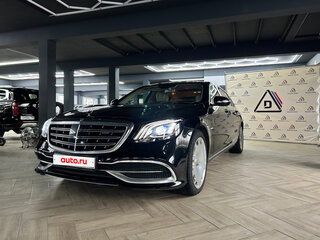 2017 Mercedes-Benz Maybach S-Класс 450 I (X222) Рестайлинг, чёрный, 4099000 рублей, вид 3