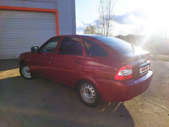 2008 Lada (ВАЗ) Priora I, красный, 330000 рублей - вид 7