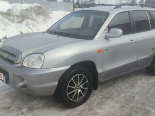 2005 Hyundai Santa Fe I, серебристый, 930000 рублей, вид 2
