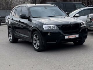 2012 BMW X3 20d xDrive II (F25), чёрный, 2199000 рублей, вид 1