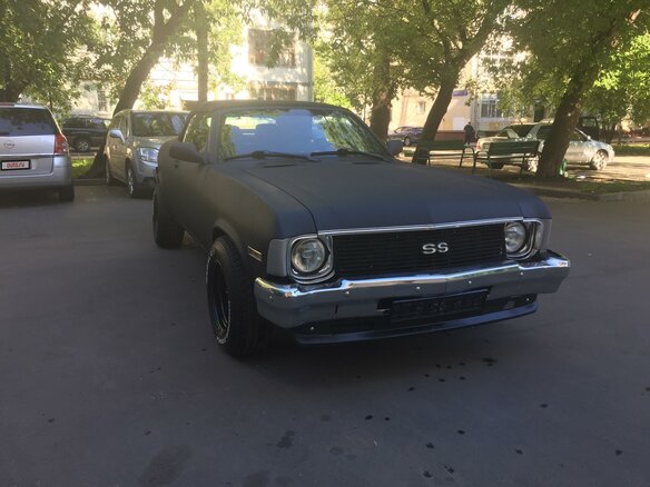 1973 Chevrolet Nova III, чёрный - вид 3