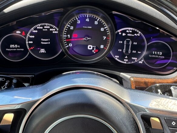 2018 Porsche Panamera 4S II, синий, 5900000 рублей - вид 10