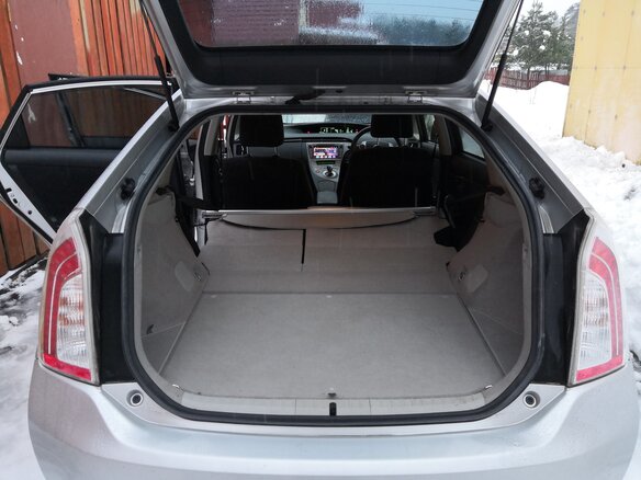 2012 Toyota Prius III Рестайлинг (XW30), серый - вид 12