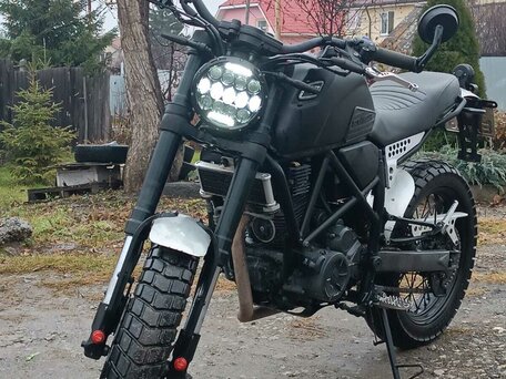 2022 Fuego Scrambler 250, чёрный, 100000 рублей, вид 1
