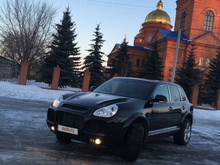 2003 Porsche Cayenne Turbo I (955), чёрный, 1500000 рублей, вид 3