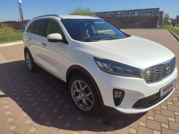 2019 Kia Sorento 8-speed III Prime Рестайлинг, белый, 3350000 рублей - вид 2