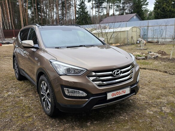 2013 Hyundai Santa Fe III, коричневый, 2050000 рублей - вид 6