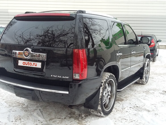 2007 Cadillac Escalade III, чёрный - вид 2
