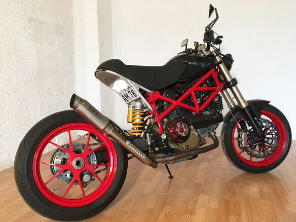 2007 Ducati Hypermotard, чёрный - вид 1