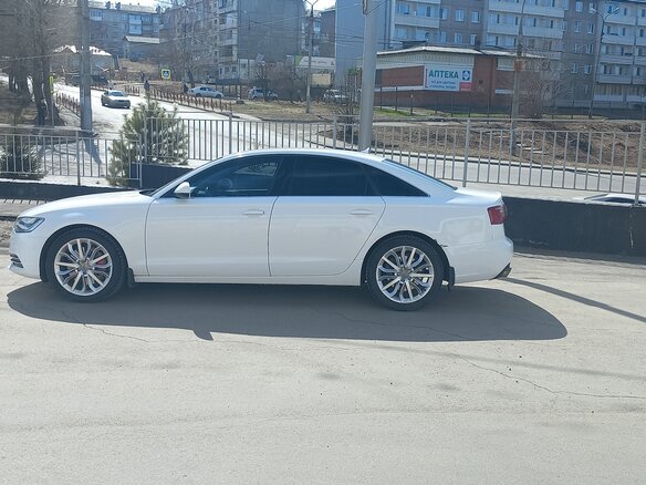 2012 Audi A6 IV (C7), белый, 2150000 рублей - вид 7