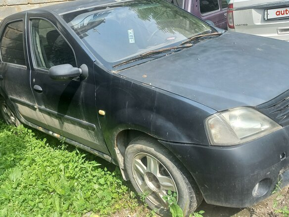 2006 Renault Logan I, серый, 220000 рублей - вид 1