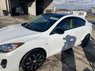 2012 Mazda 3 II (BL) Рестайлинг, белый, 1030000 рублей, вид 4