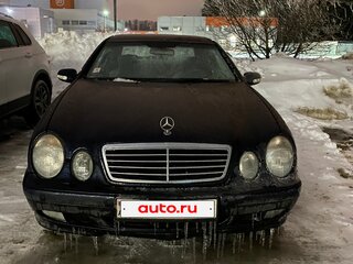 2001 Mercedes-Benz CLK-Класс 200 I (W208) Рестайлинг, синий, 530000 рублей, вид 2