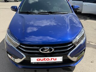 2025 Lada (ВАЗ) Vesta I Рестайлинг (NG), синий, 1490000 рублей, вид 4