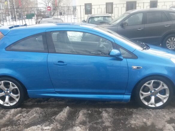 2008 Opel Corsa OPC D, голубой - вид 3