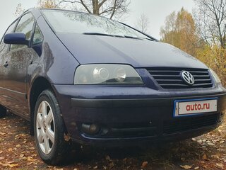 2002 Volkswagen Sharan I Рестайлинг, синий, 780000 рублей, вид 2