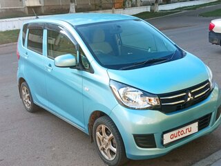 2016 Mitsubishi eK Wagon III Рестайлинг, голубой, 620000 рублей, вид 3