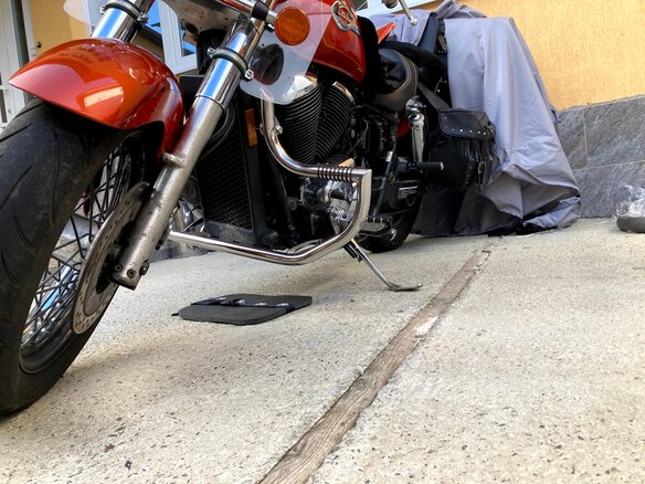 2003 Honda Shadow 750, оранжевый, 500000 рублей - вид 5